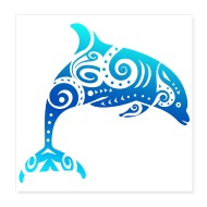 Maori Dolfijn Polynesische Tribal Tattoo Gift' Poster